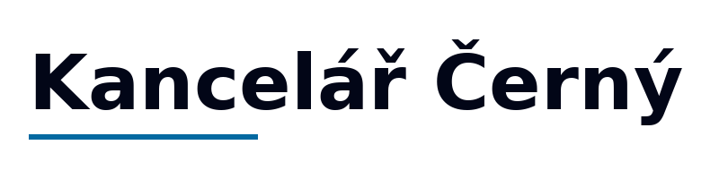 Kancelář Černý logo